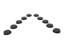 Range Plugs for Model 1000/3000 Fan Style - Set of 10