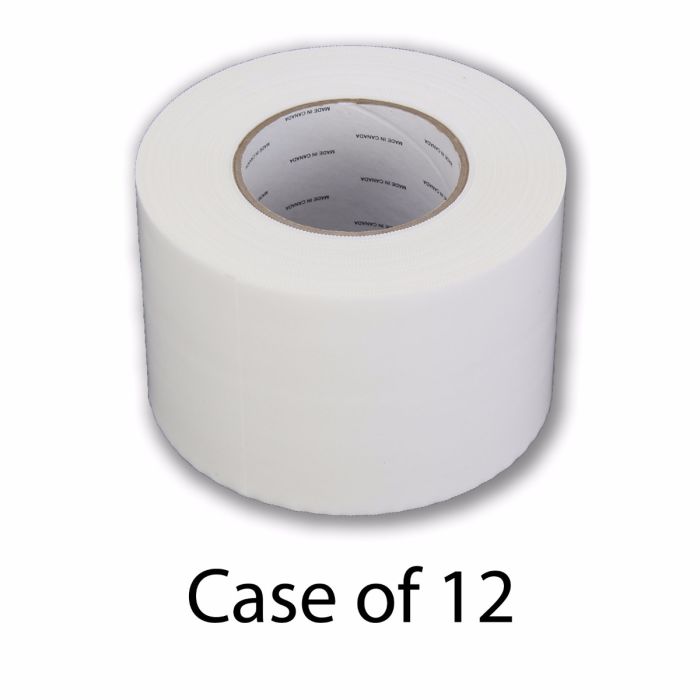 Case of 12 Rolls of 4 x 180 Feet 9mil Heavy Duty Tape White