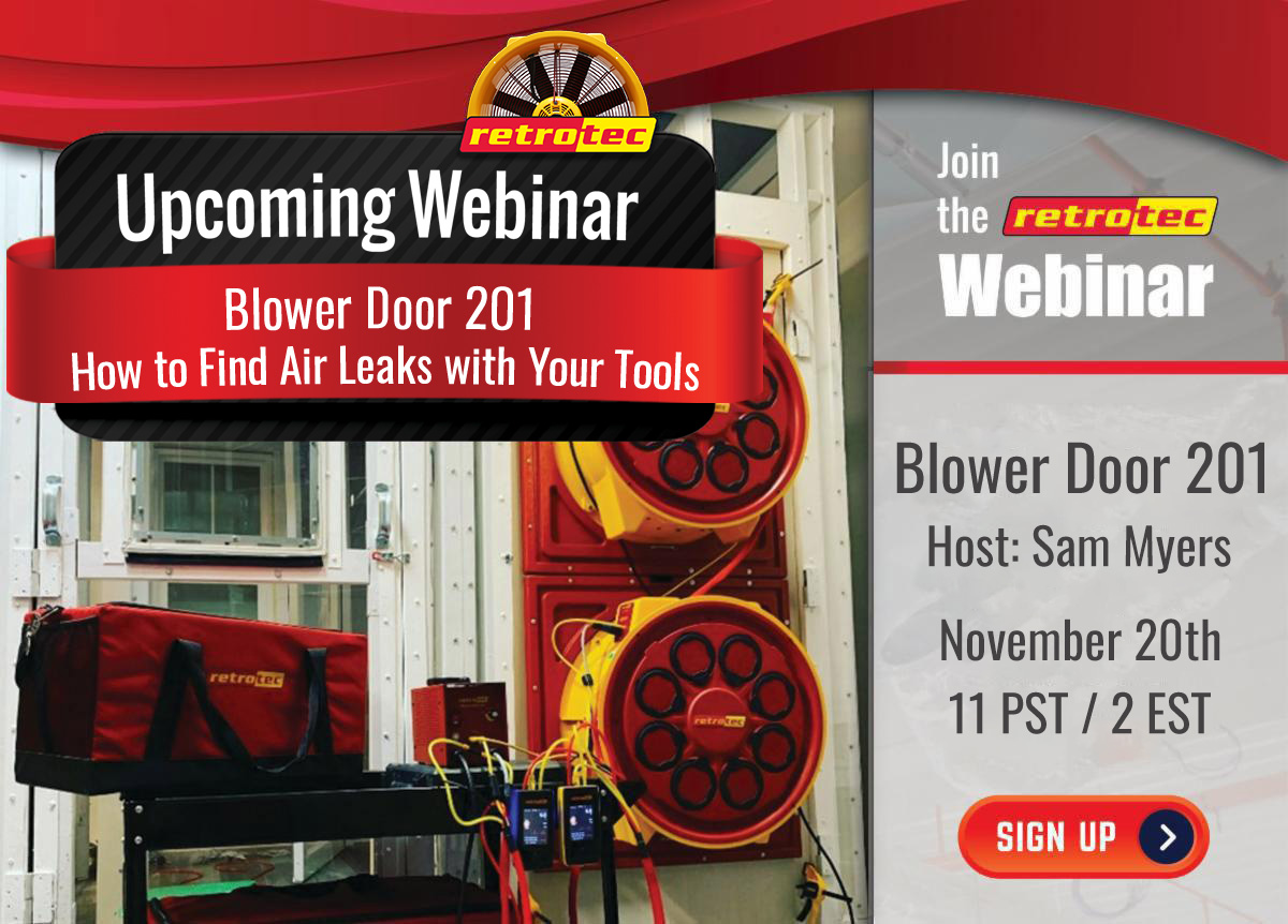 Blower Door 201: Locating Air Leaks with Your Calibrated Fans