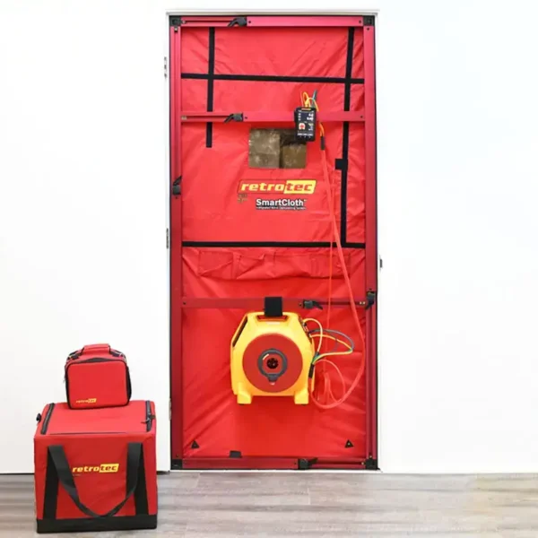 300 Blower Door Setup