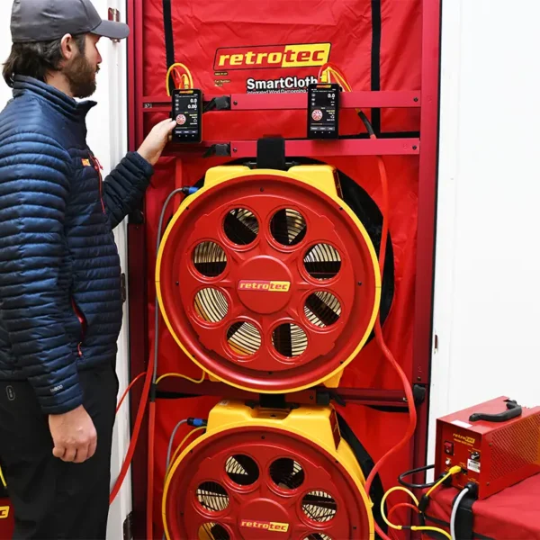 6210F Blower Door In Use