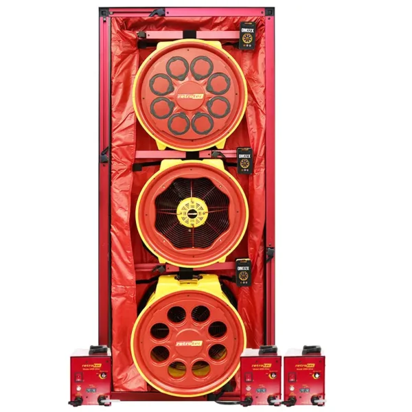 6310 Blower Door Setup