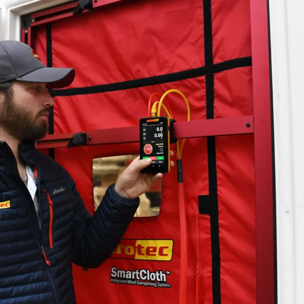 Model 5100 Blower Door with DM32X Gauge
