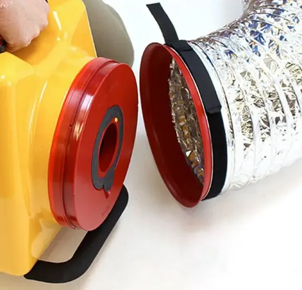 Quick Connect Collar inside of flex duct