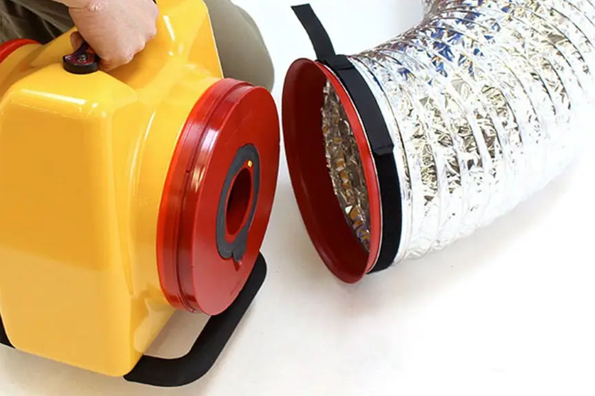 Quick Connect Collar inside of flex duct