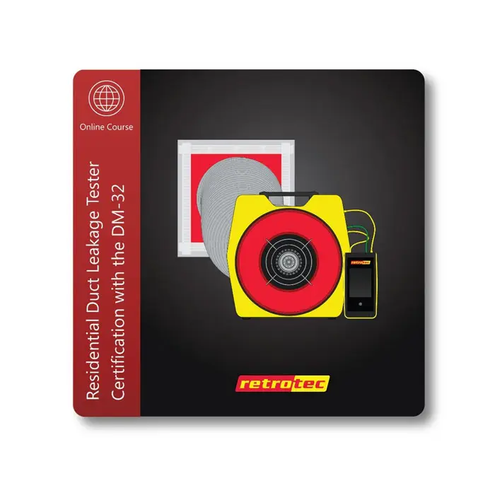 Residential DucTester course with DM32 or DM32x gauge