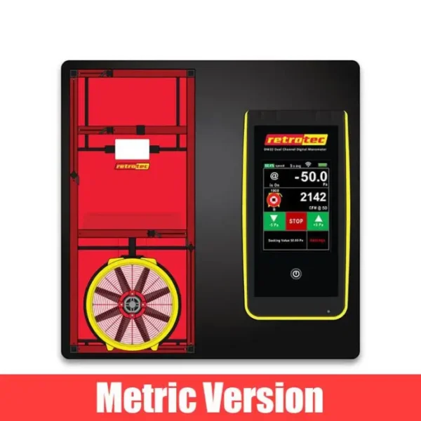 Retrotec Certification for Single Blower Door Operation with DM32 [Metric Version]
