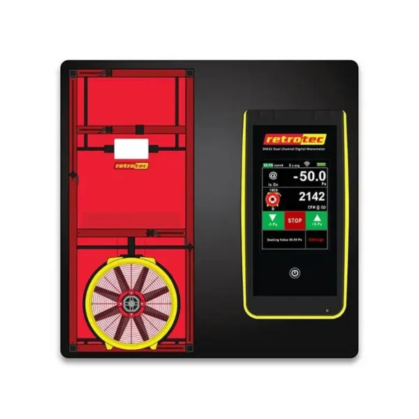 Retrotec Certification for Single Blower Door Operation with DM32 or DM32X
